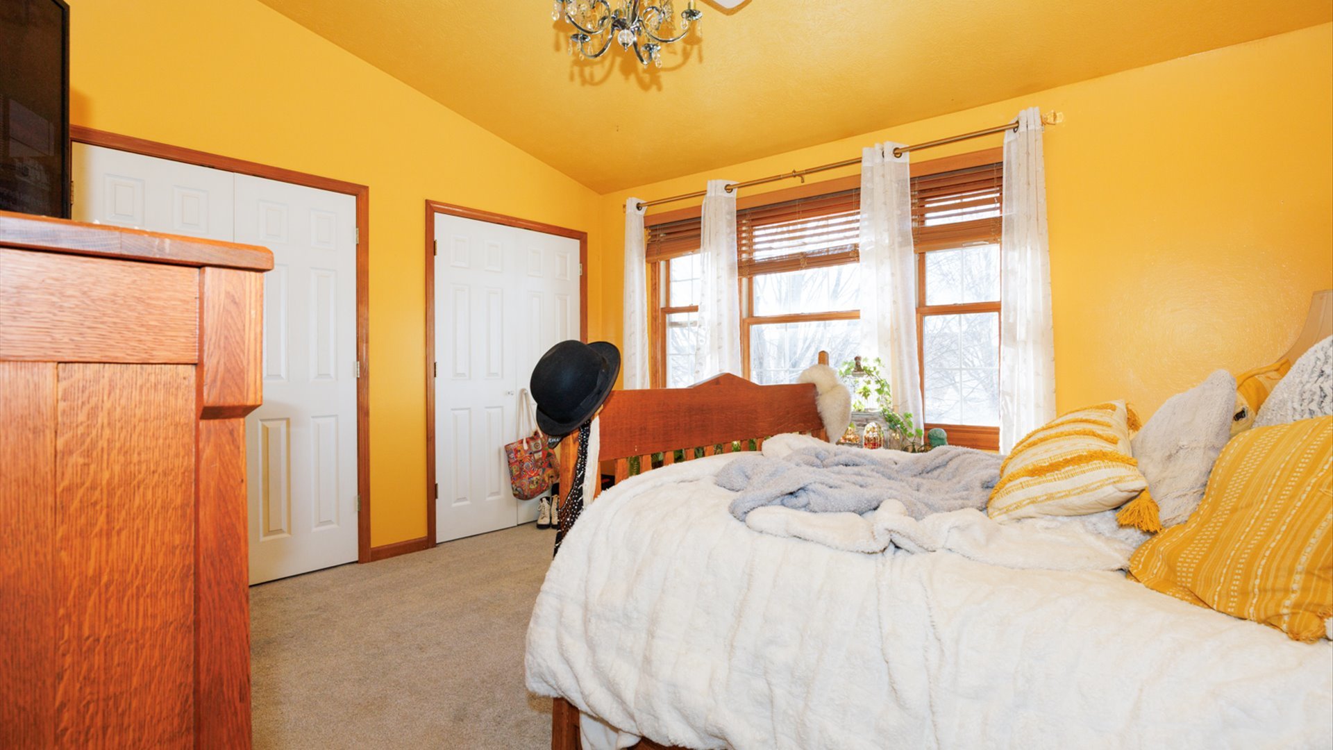 67 Oak Park Road Bloomington, IL 61701 - Photo 13 of 34 a bedroom with a bed and a window