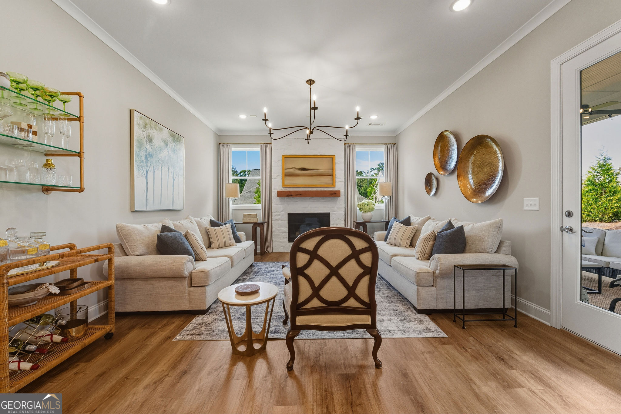 1140 Providence Loop Greensboro, GA 30642 - Photo 14 of 28 a living room with furniture and a fireplace