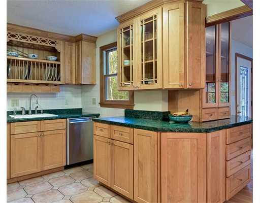 24 Tall Pines Road Scarborough, ME 04074 - Photo 8 of 25 Kitchen. Built-ins and glass inserts...