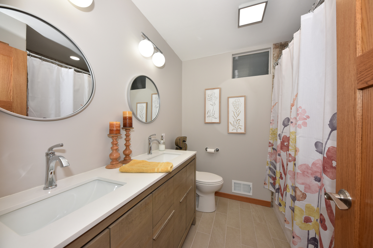 16205 Choctaw Trail Brookfield, WI 53005 - Photo 16 of 29 Full Bath #2 w heated floors