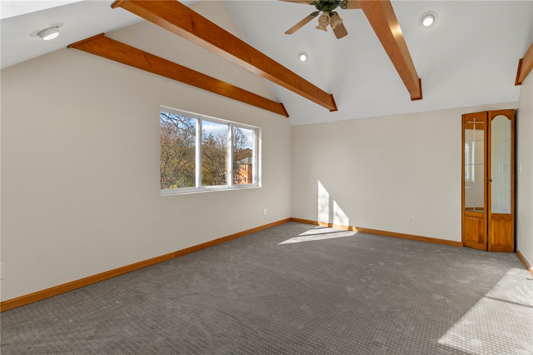 369 Old River Road Lincoln, RI 02838 - Photo 41 of 49 Unit 2 MBR with cathedral ceilings and skylight