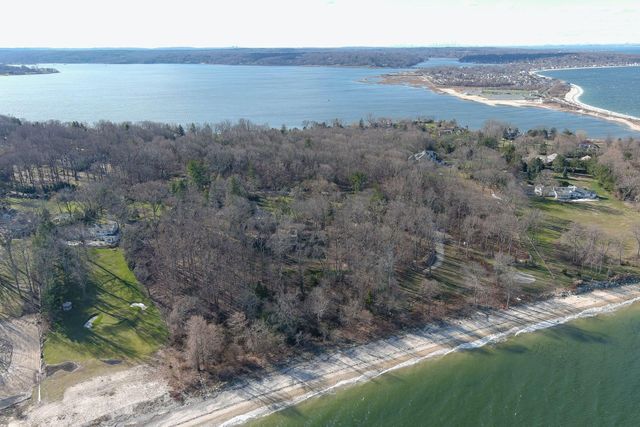a view of an ocean and beach