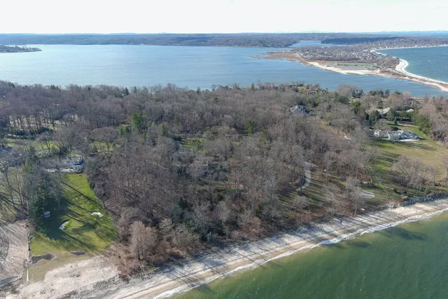 a view of an ocean and beach