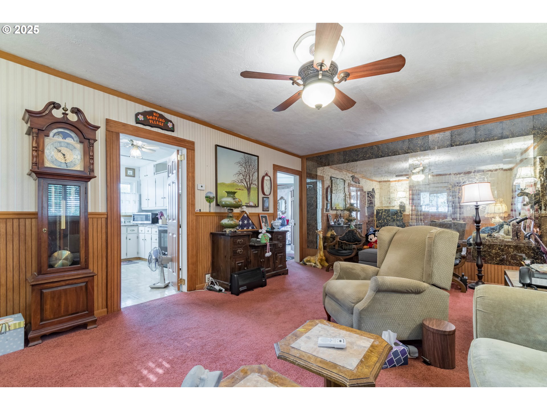 860 Adams Street Eugene, OR 97402 - Photo 6 of 46 a living room with furniture and a flat screen tv
