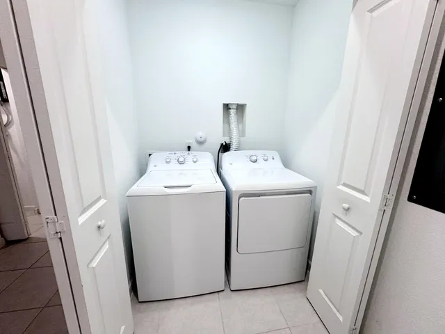 an empty room with a natural light