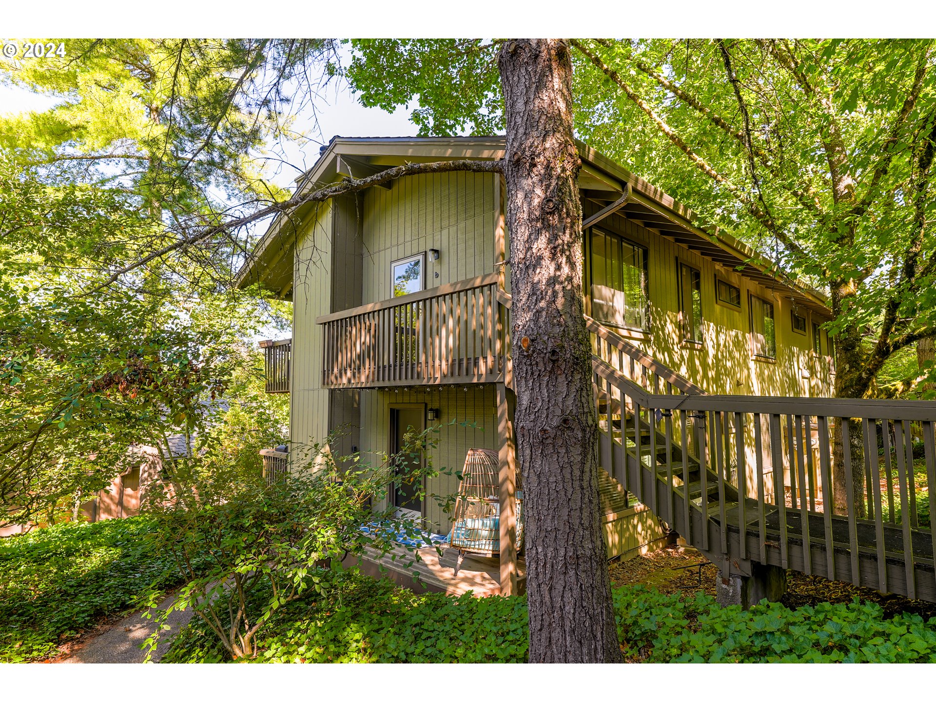 7702 Southwest Barnes Road, Unit D Portland, OR 97225 - Photo 18 of 24 a view of outdoor space and yard