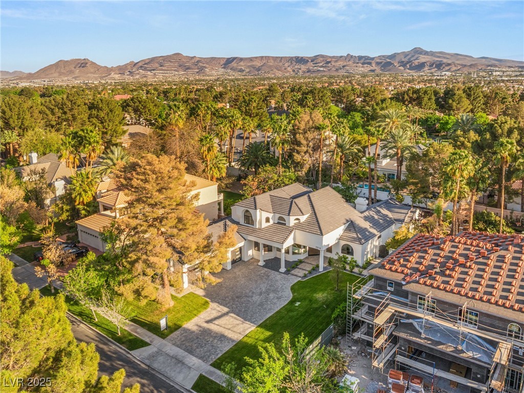 2316 Prometheus Court Henderson, NV 89074 - Photo 75 of 92 Aerial view with a mountain view