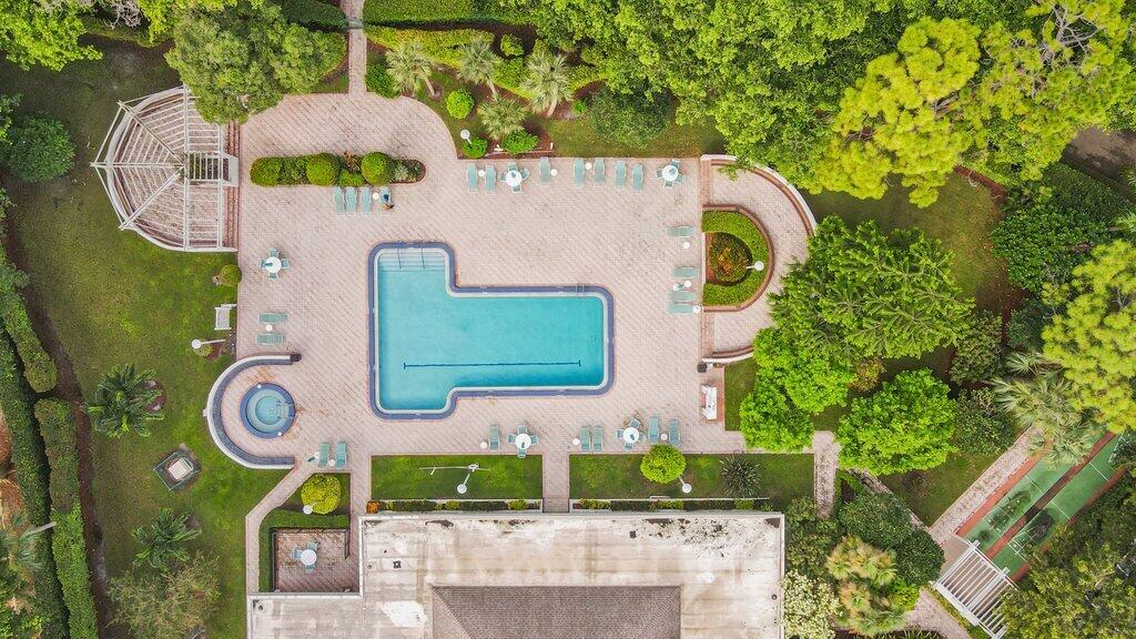 2070 Homewood Boulevard, Unit 4100 Delray Beach, FL 33445 - Photo 43 of 45 Clubhouse Pool Top down.jpeg-SMALL