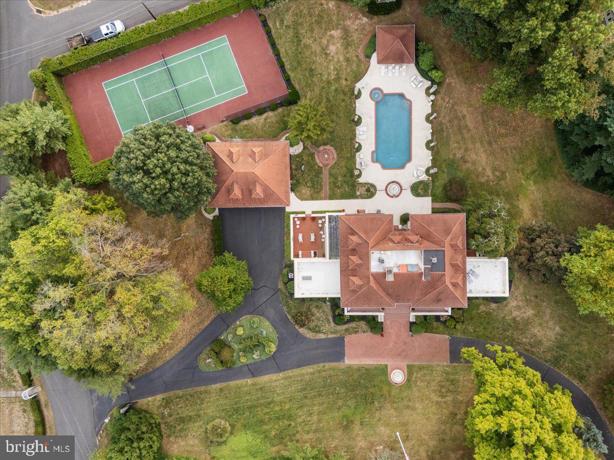 2185 South Easton Road Doylestown, PA 18901 - Photo 4 of 62 an aerial view of house with swimming pool