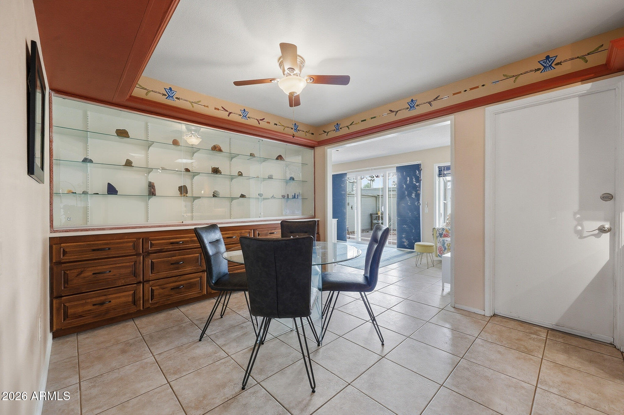 9970 West Royal Oak Road, Unit Q Sun City, AZ 85351 - Photo 17 of 38 a view of a dining room with furniture