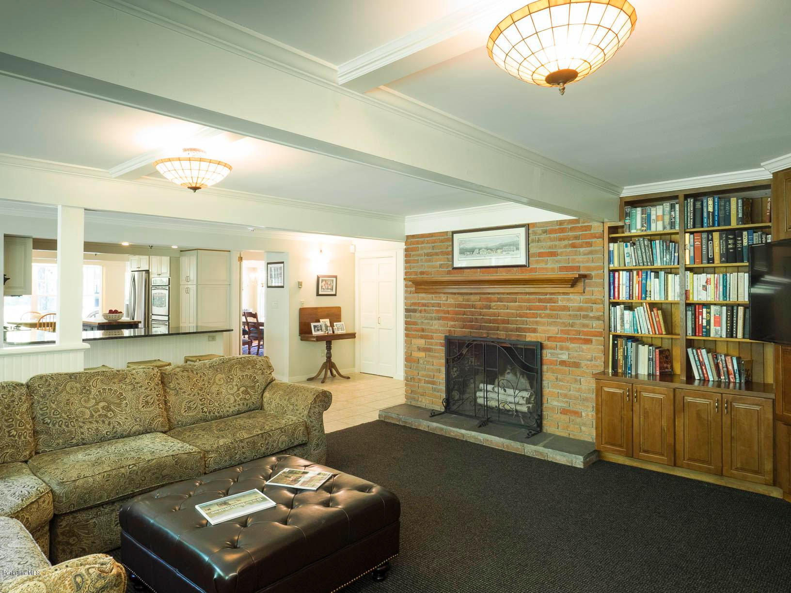 231 Sweet Brook Road Williamstown, MA 01267 - Photo 13 of 34 TV room, fireplace