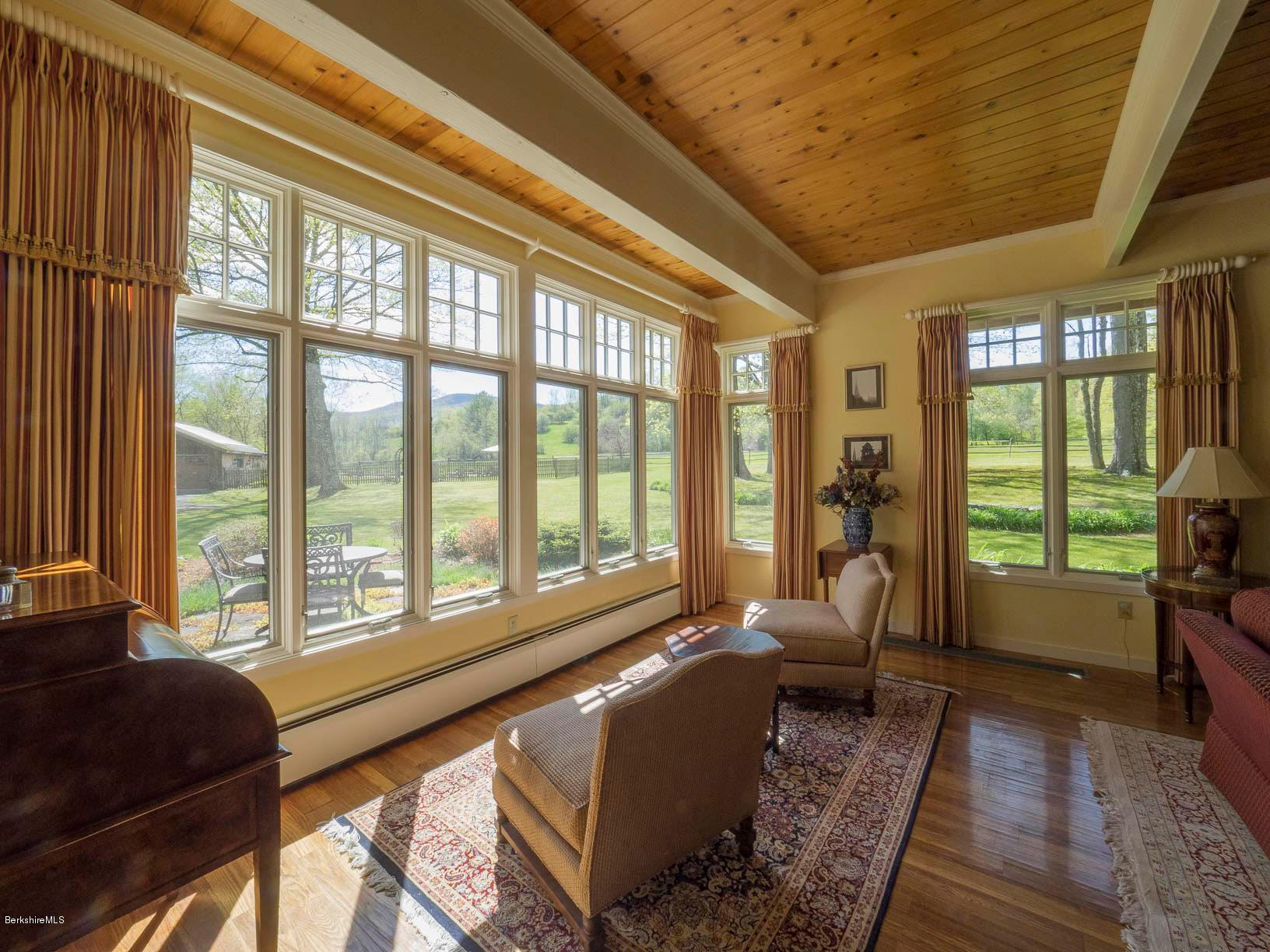 231 Sweet Brook Road Williamstown, MA 01267 - Photo 7 of 34 Living room looking out to view