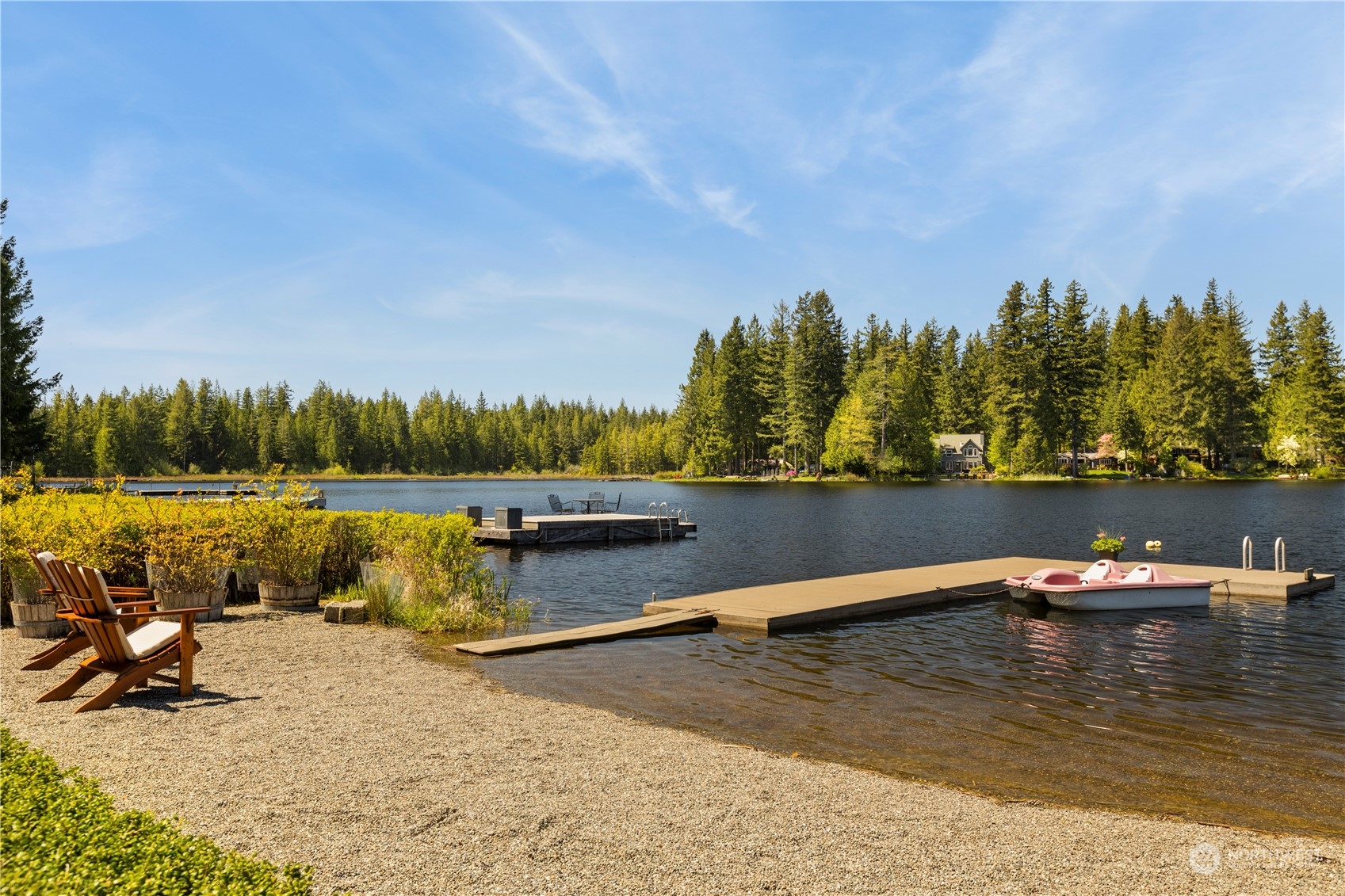 7805 Lake Alice Road Southeast Fall City, WA 98024 - Photo 24 of 32 a view of a lake with trees