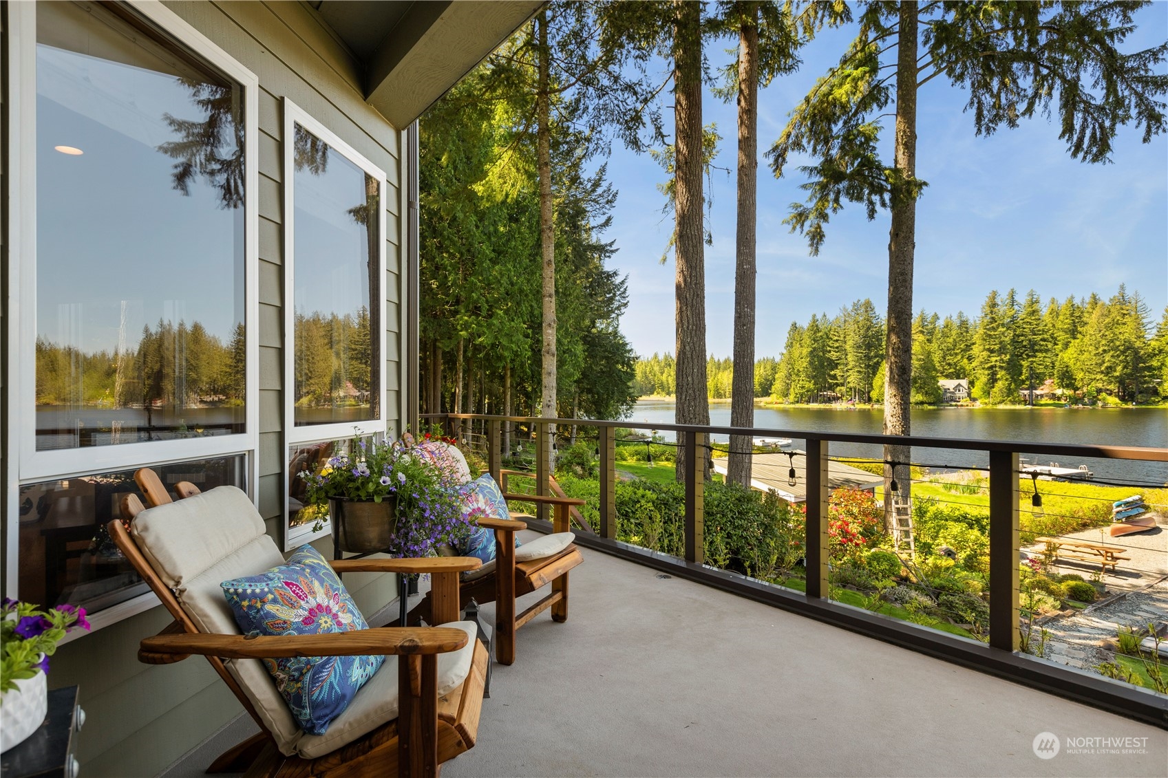 7805 Lake Alice Road Southeast Fall City, WA 98024 - Photo 8 of 32 a view of balcony with furniture