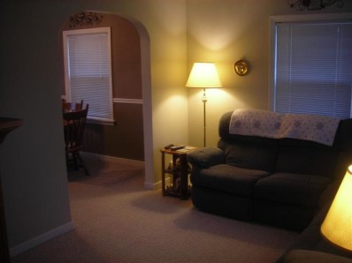 324 Beacon Place Munster, IN 46321 - Photo 5 of 10 a living room with a couch and a potted plant
