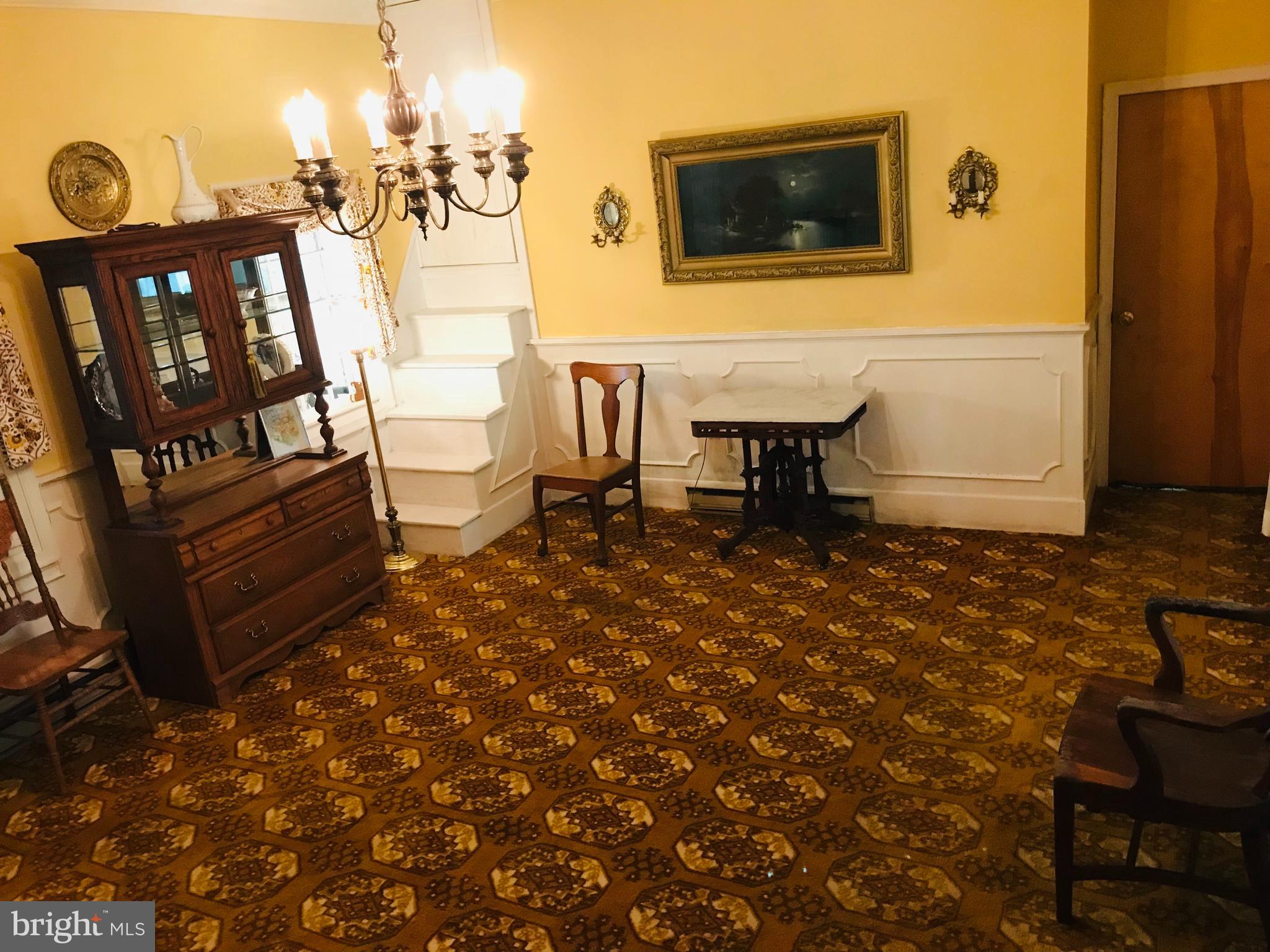 27591 Fairmount Road Westover, MD 21871 - Photo 7 of 23 21'x15' Dining Room with Stairs to 2nd Floorb