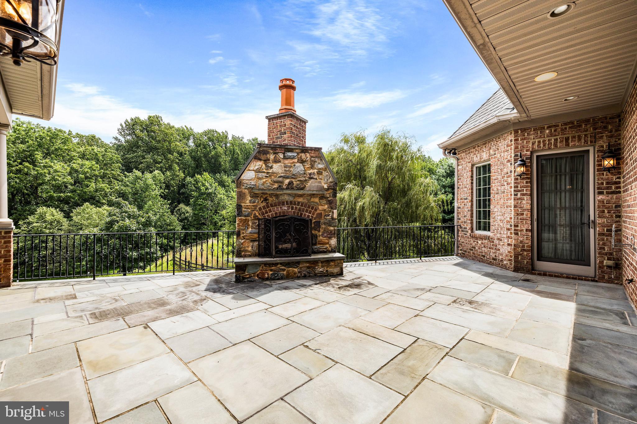 7 Ridge Farm Court Cockeysville, MD 21030 - Photo 106 of 116 Patio and outdoor fireplace off Family Room