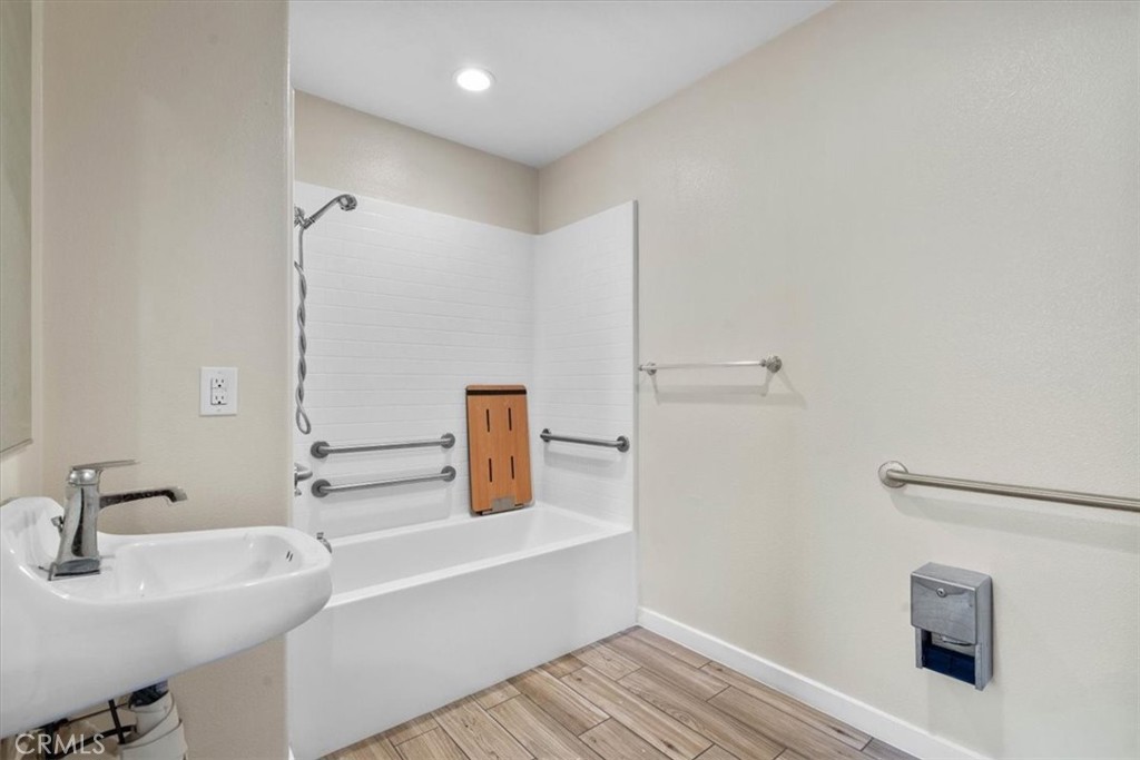 726 Central Avenue Upland, CA 91786 - Photo 15 of 42 a bathroom with a sink and a mirror