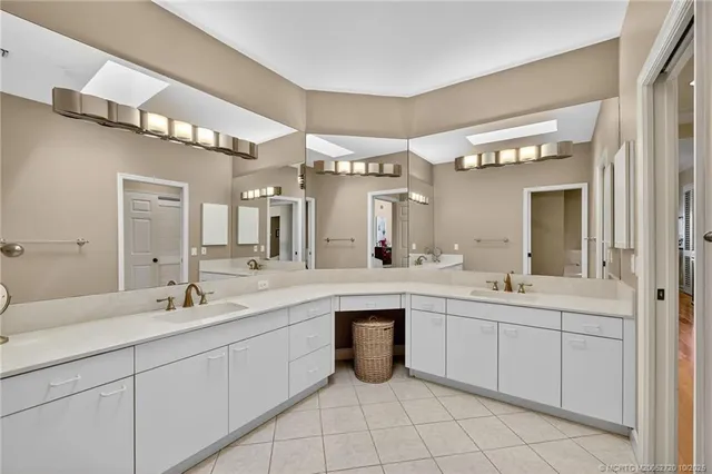 a view of swimming pool with a garden and trees