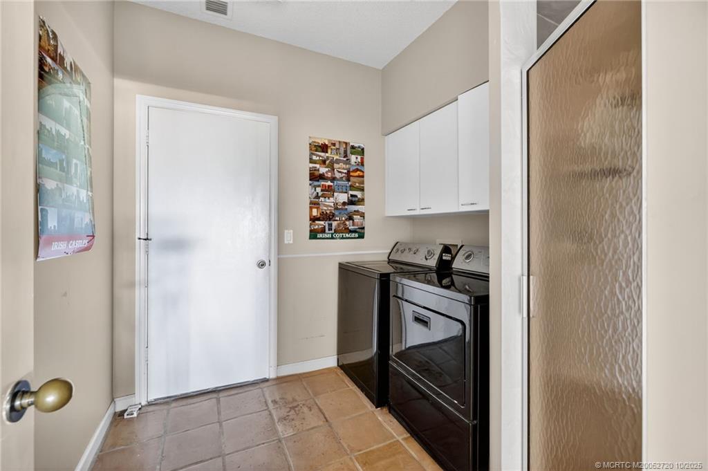 6957 Southeast Pacific Drive Stuart, FL 34997 - Photo 35 of 71 a kitchen with a refrigerator and a sink