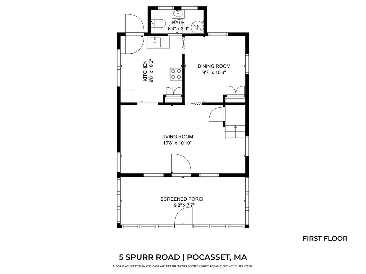 5 Spurr Road Pocasset, MA 02559 - Photo 24 of 42 a picture of a floor plan