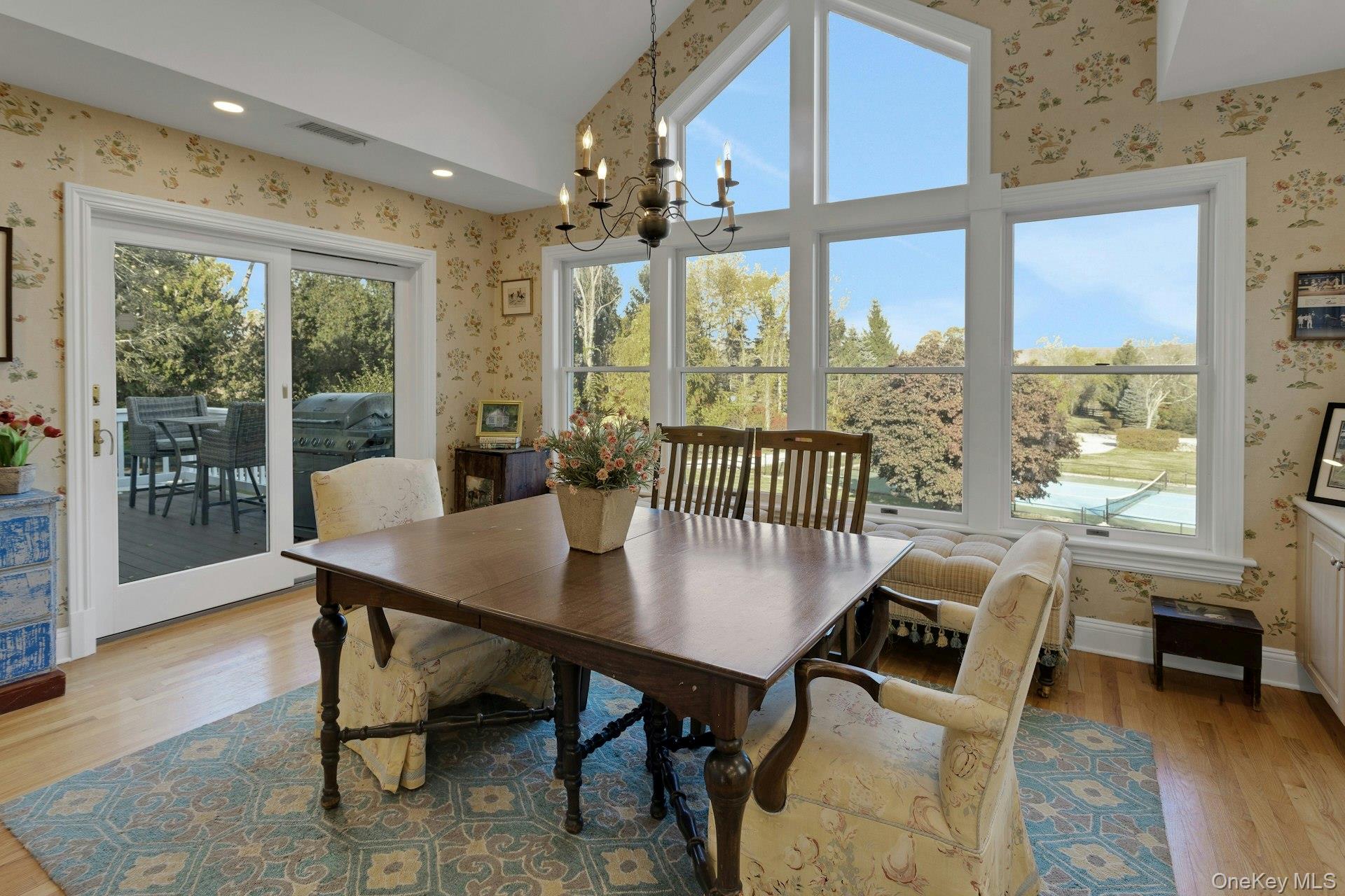 90 Cushman Road Patterson, NY 12563 - Photo 17 of 40 a view of a dining room with furniture window and outside view