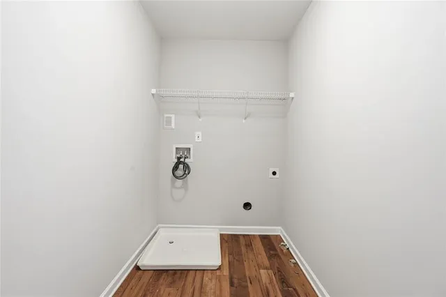 a view of wooden floor