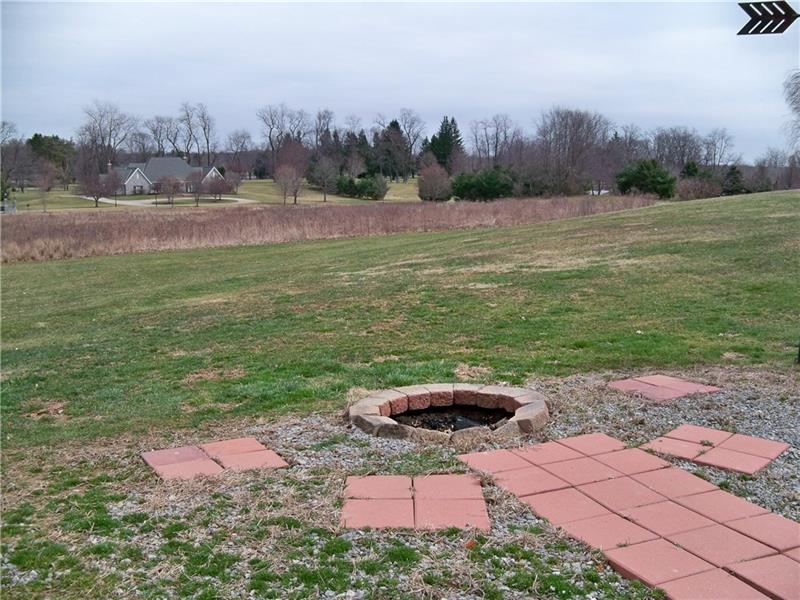 236 Center Church Road Grove City, PA 16127 - Photo 24 of 25 Back yard view and fire pit for outdoor enjoyment.