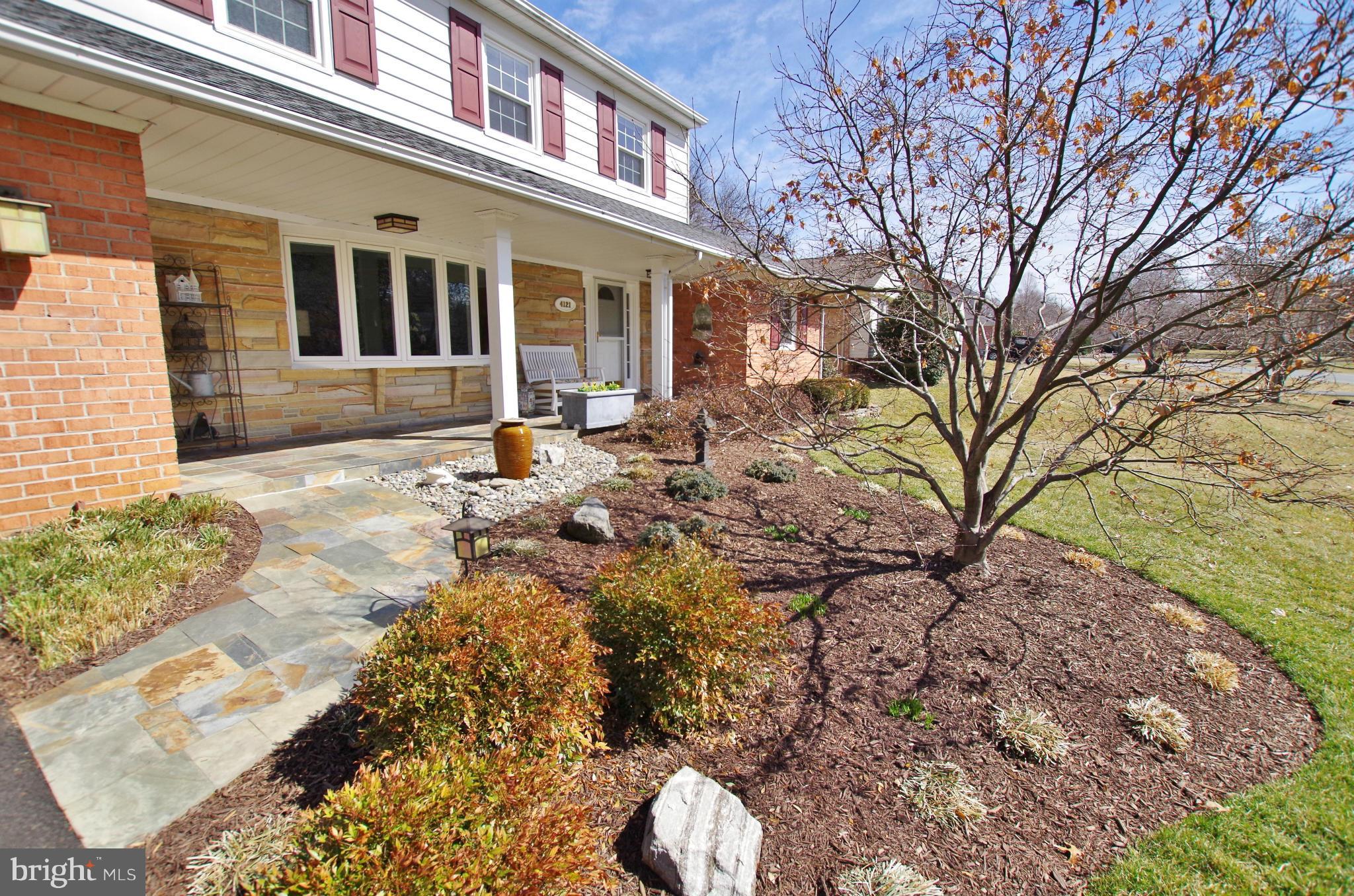 4121 Sir Walter Road Olney, MD 20832 - Photo 3 of 30 Beautiful Slate Walkway to Front Porch
