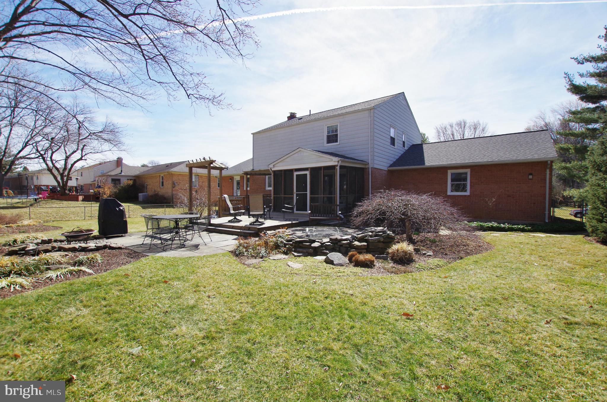 4121 Sir Walter Road Olney, MD 20832 - Photo 29 of 30 Koi Fish Pond with Fountain