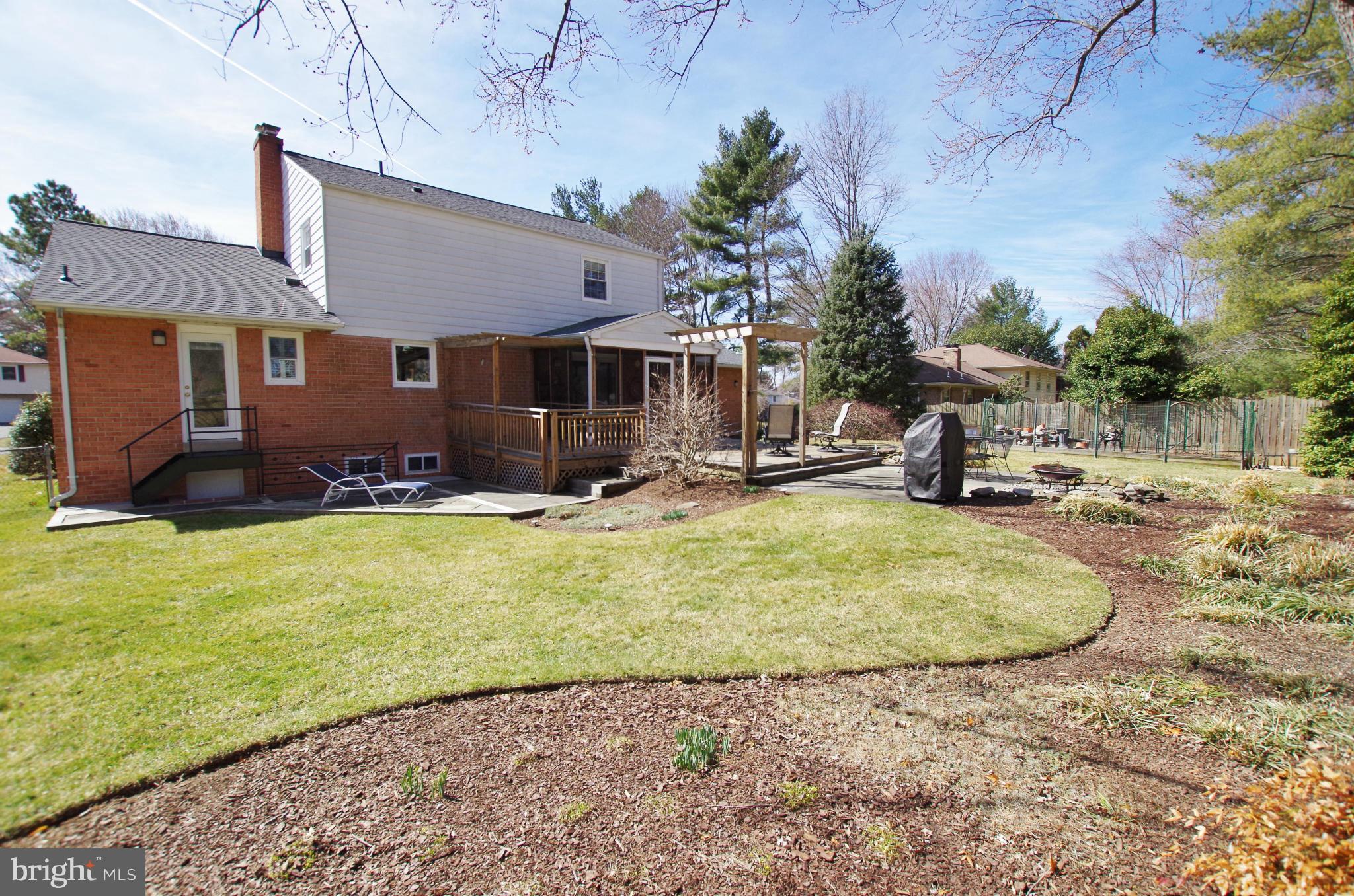 4121 Sir Walter Road Olney, MD 20832 - Photo 30 of 30 Two Slate Patios and Wood Deck