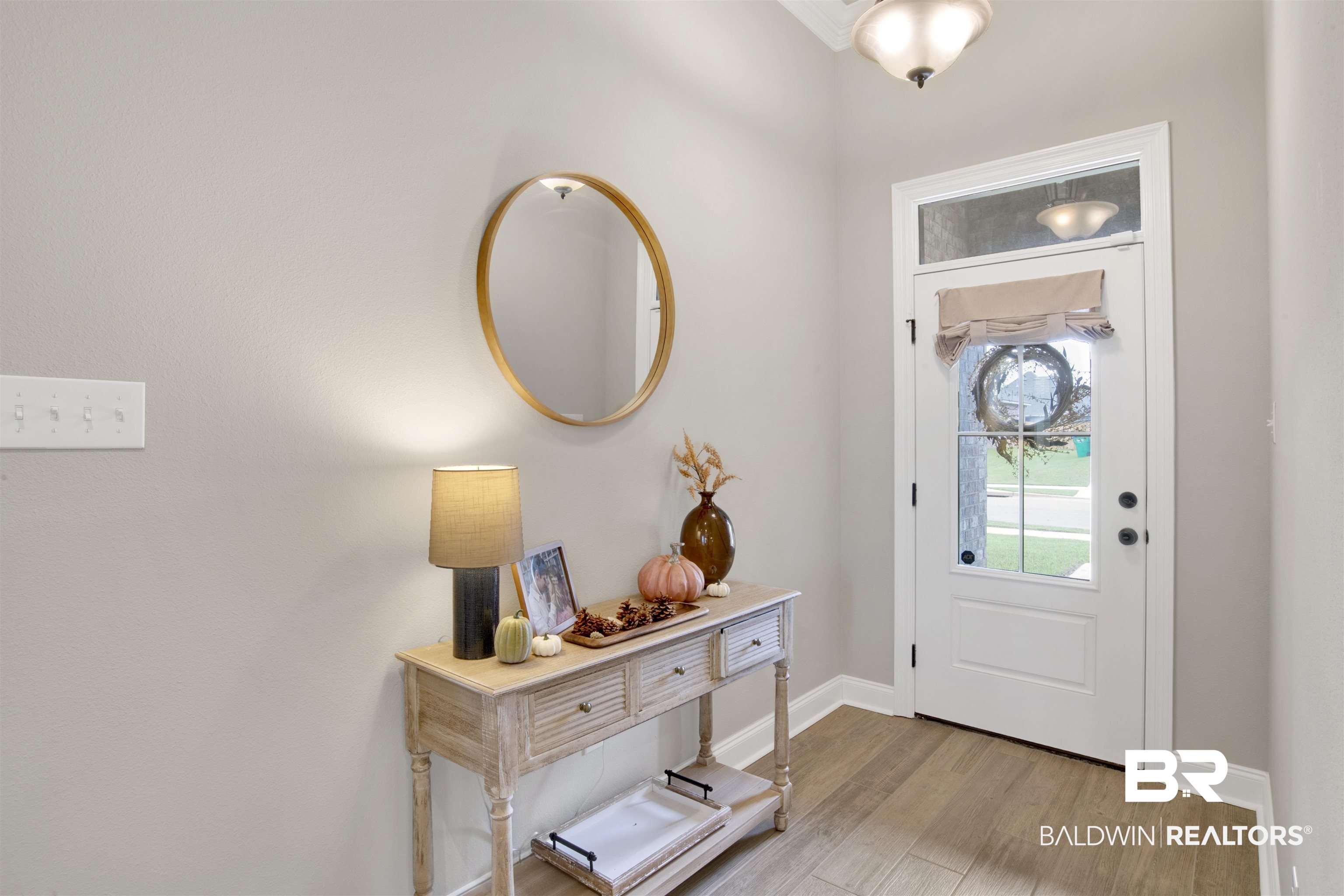 30770 Marcel Boulevard Spanish Fort, AL 36527 - Photo 3 of 23 Entryway with light hardwood / wood-style floors