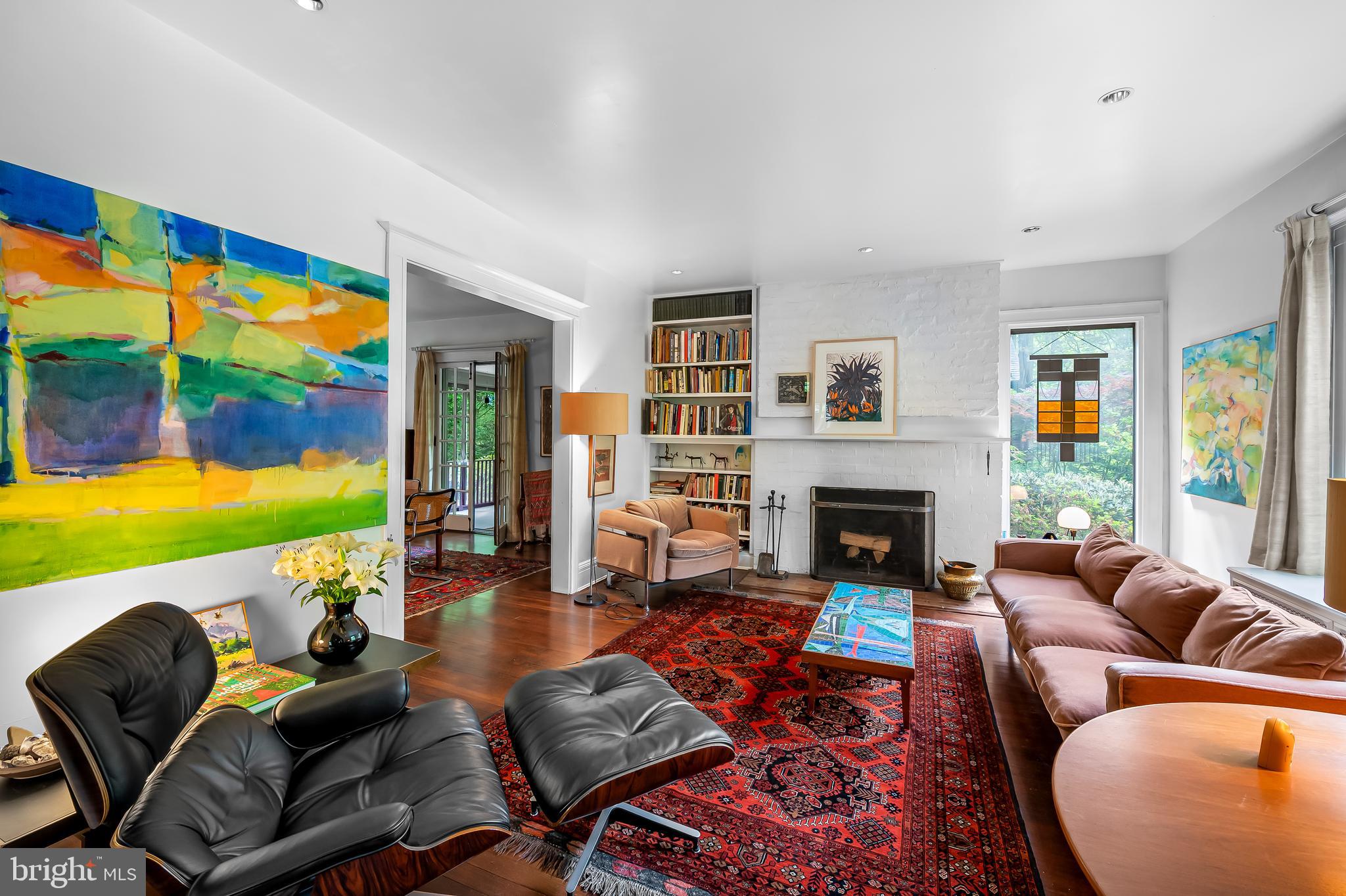 111 Deepdene Road Baltimore, MD 21210 - Photo 17 of 61 a living room with furniture fireplace and a large window