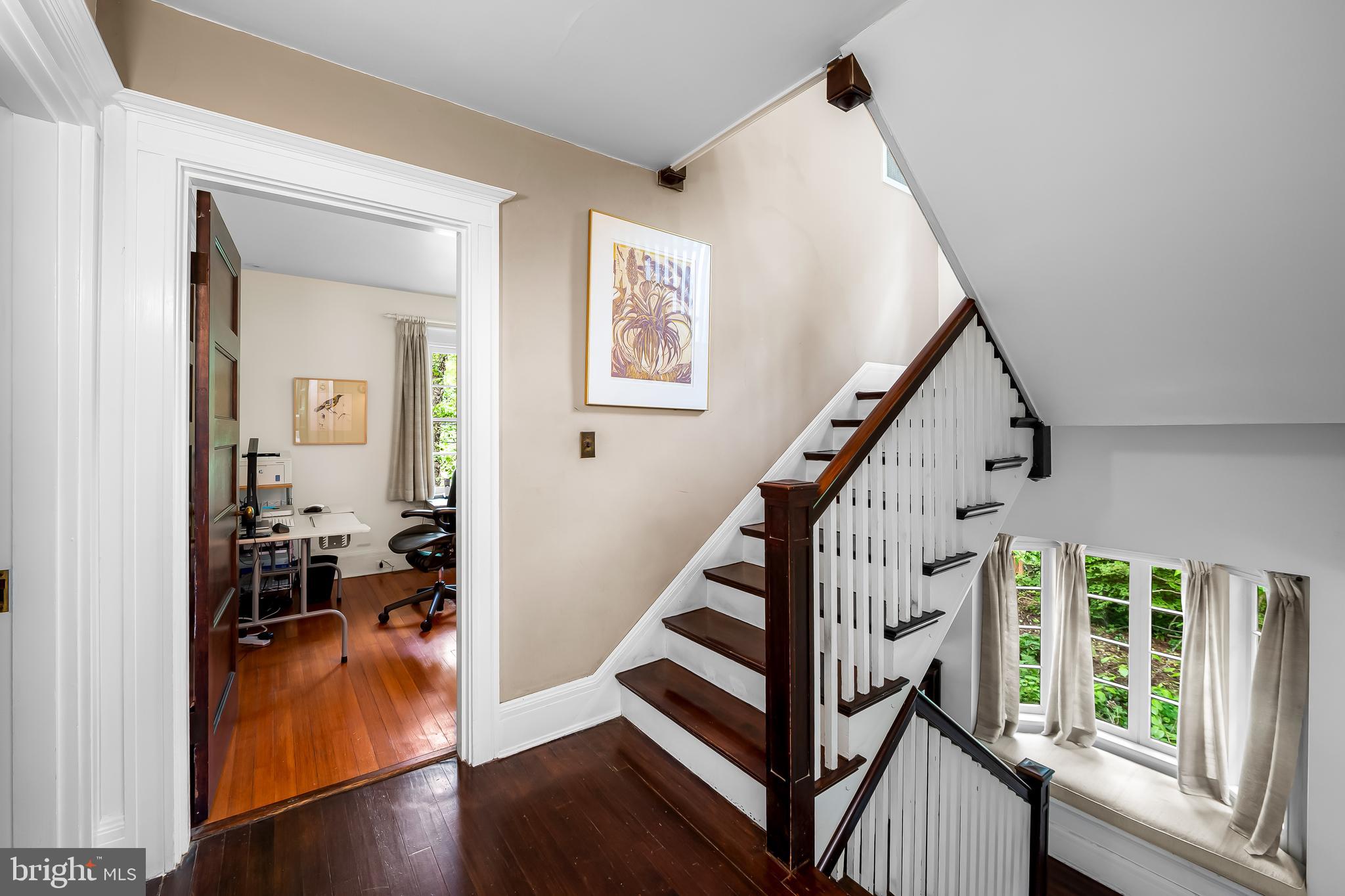 111 Deepdene Road Baltimore, MD 21210 - Photo 44 of 61 a view of entryway with wooden floor and stairs