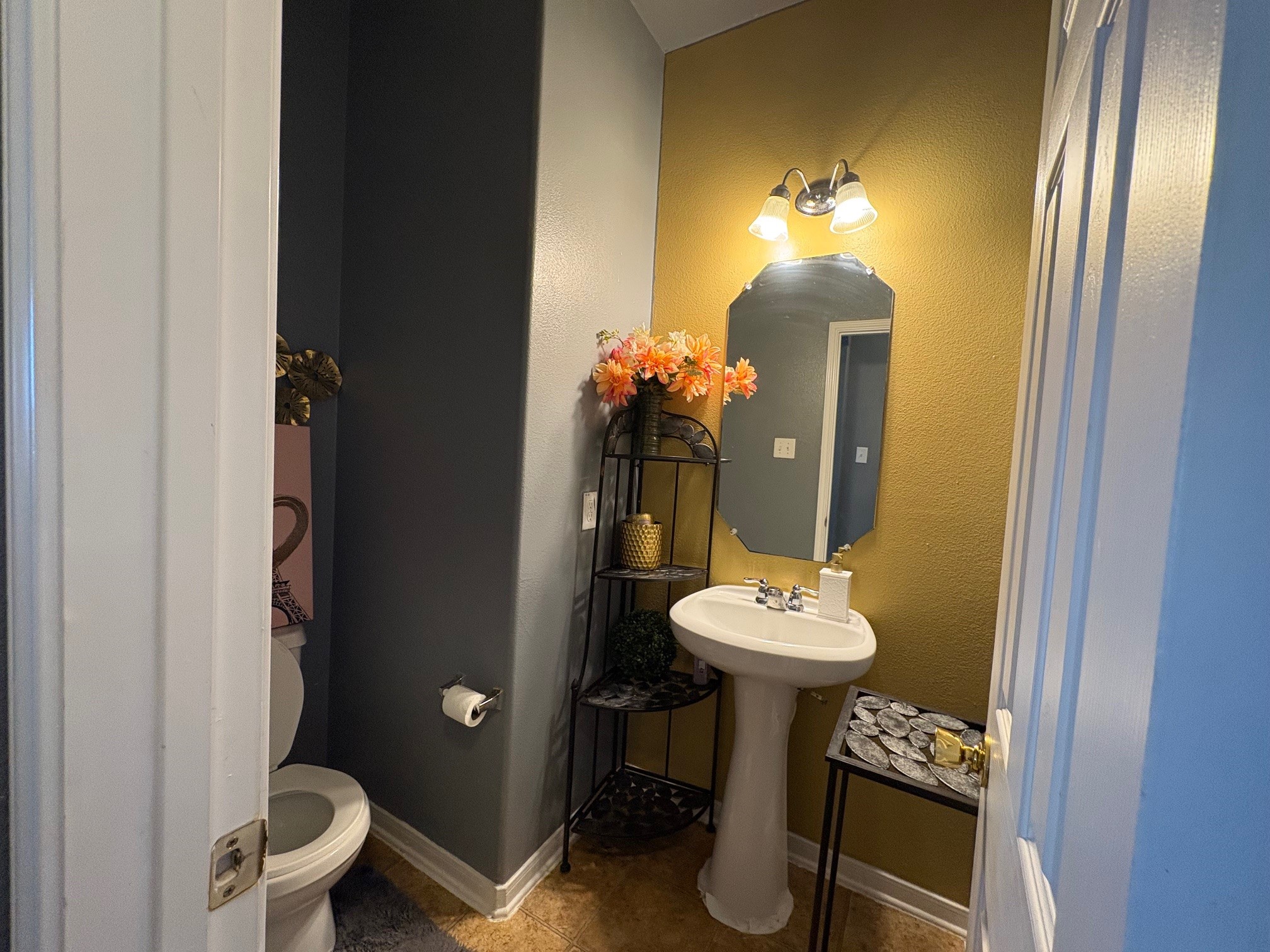 5915 Annatto Drive Baytown, TX 77521 - Photo 15 of 31 a bathroom with a sink and a mirror