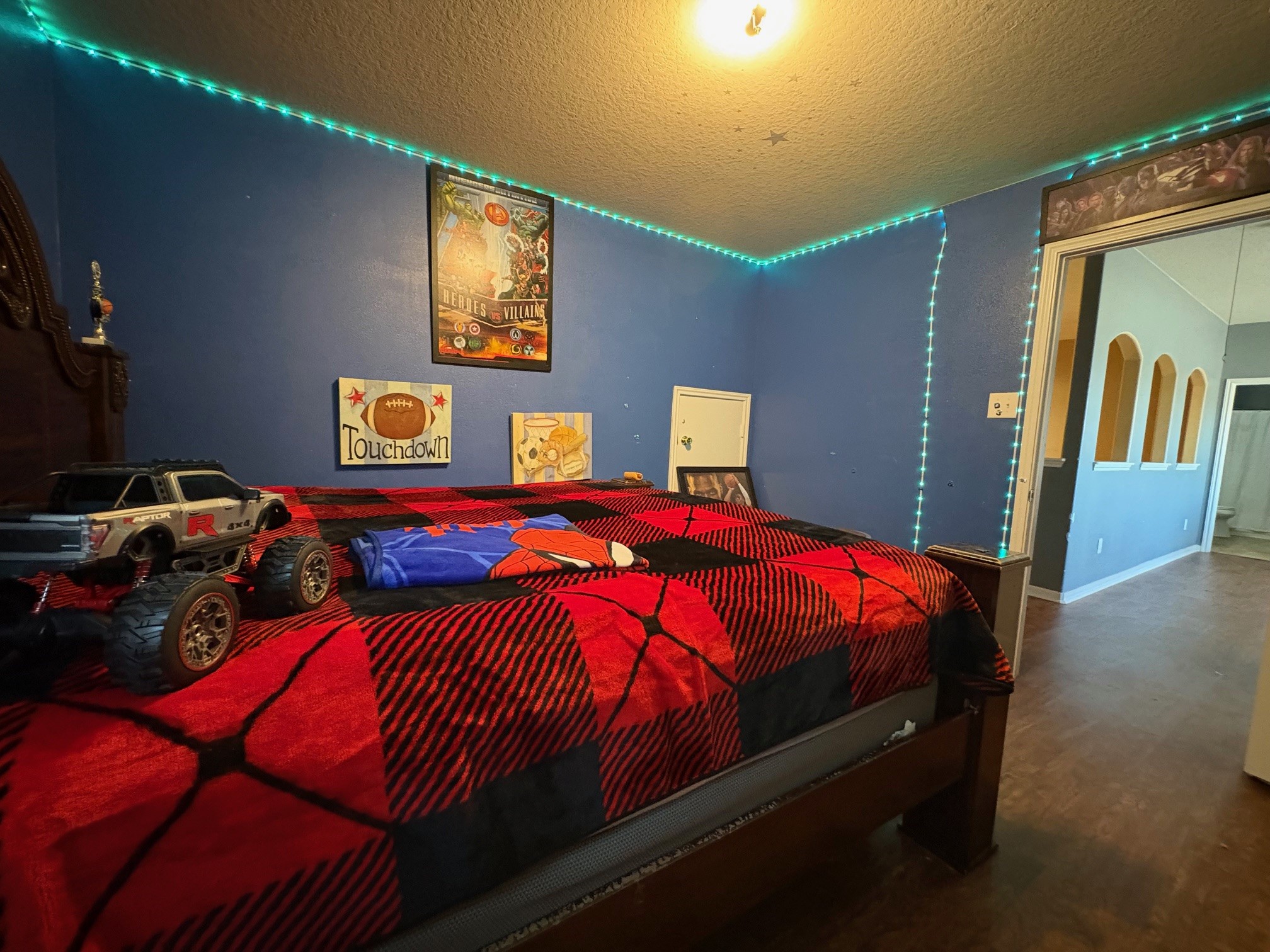 5915 Annatto Drive Baytown, TX 77521 - Photo 23 of 31 a bed room with a bed and a tv