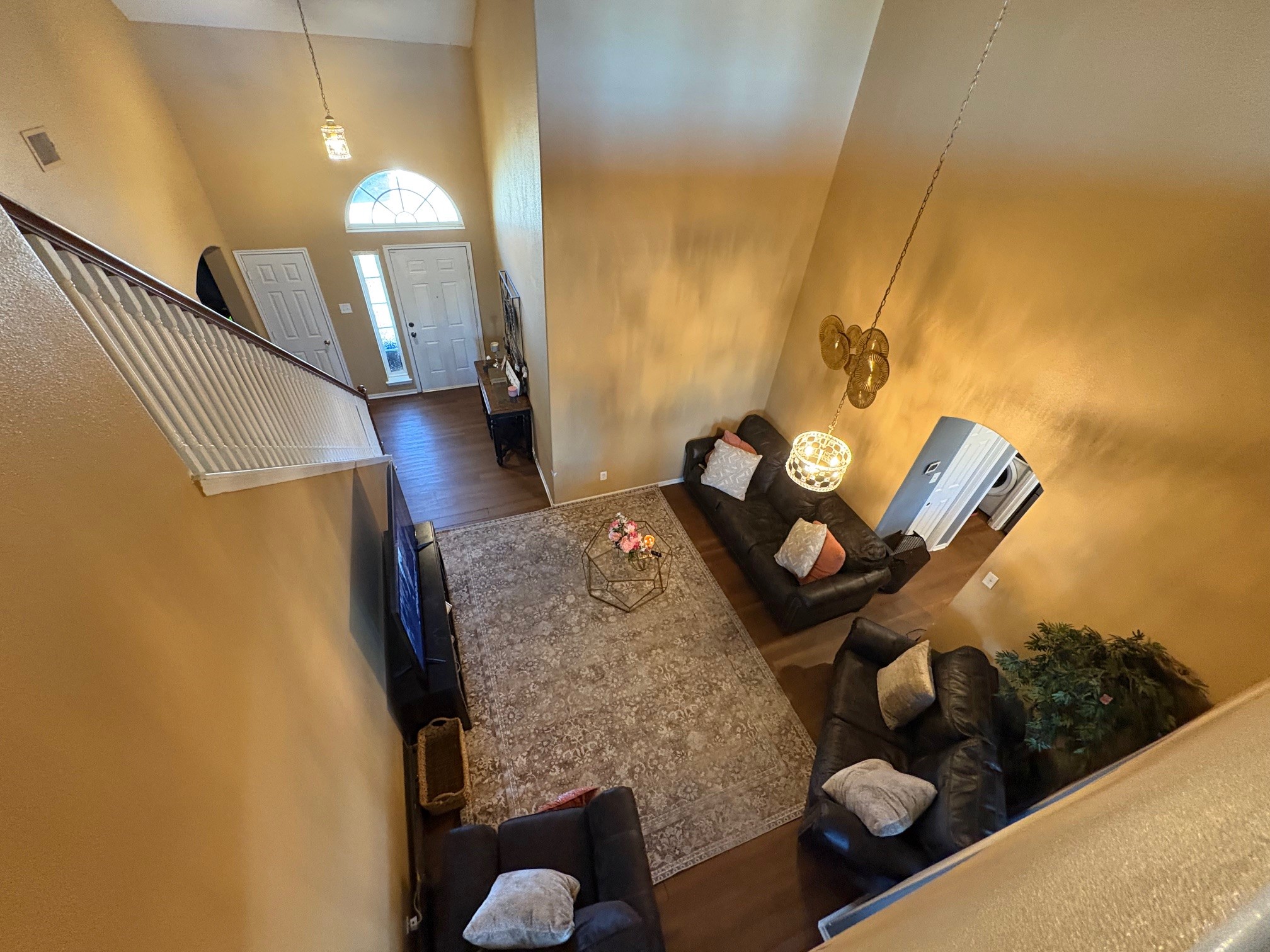 5915 Annatto Drive Baytown, TX 77521 - Photo 28 of 31 a view of living room with furniture and a fireplace