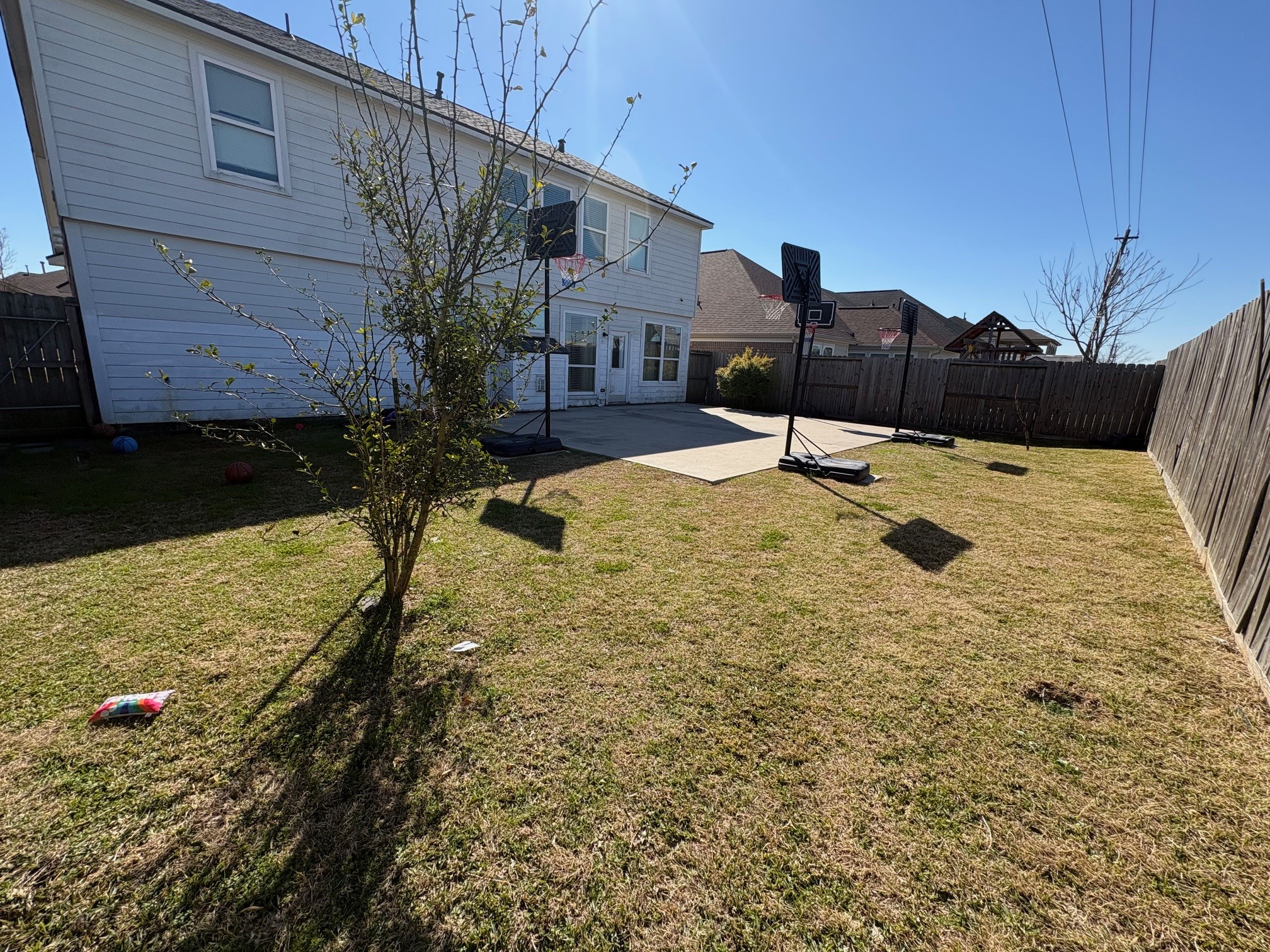 5915 Annatto Drive Baytown, TX 77521 - Photo 31 of 31 a view of a backyard of the house