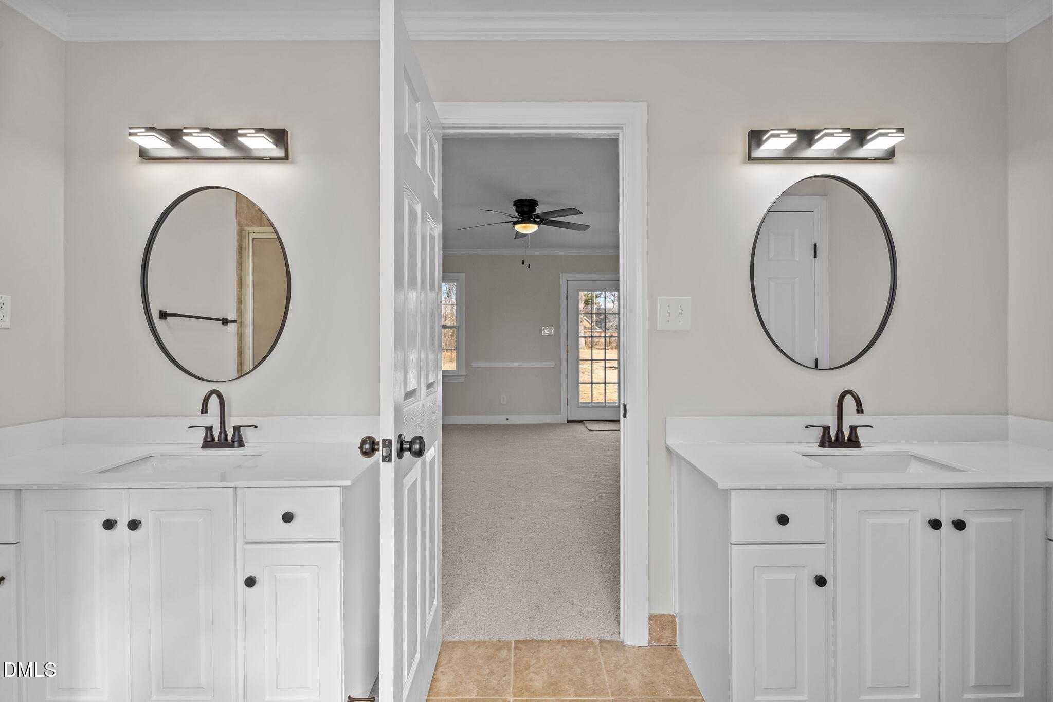 3738 Red Oak Battleboro Road Battleboro, NC 27809 - Photo 32 of 53 a bathroom with a sink and a mirror