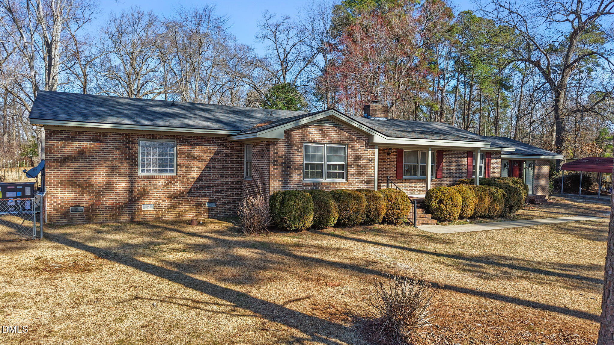 3738 Red Oak Battleboro Road Battleboro, NC 27809 - Photo 35 of 53 a view of a house with a large tree and a yard