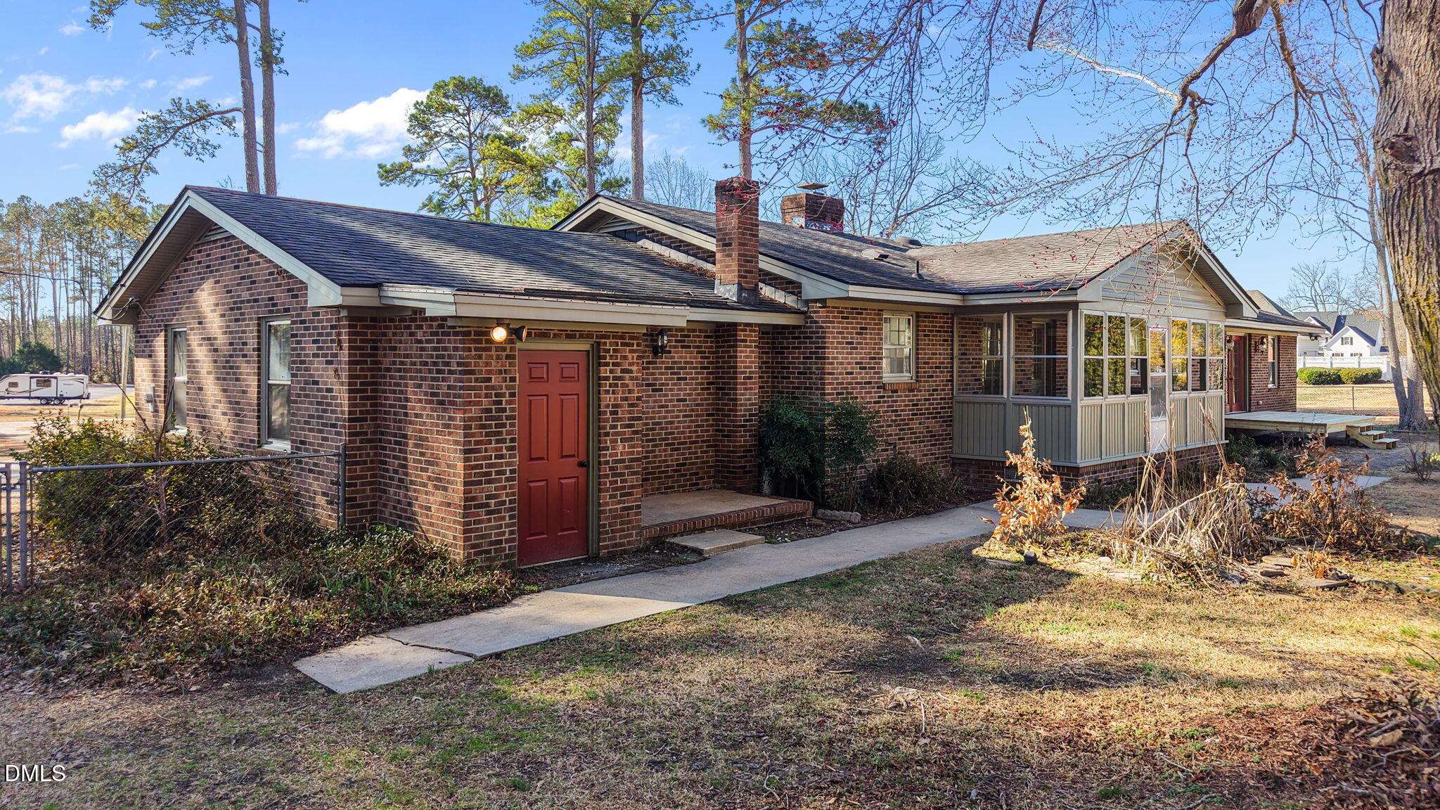 3738 Red Oak Battleboro Road Battleboro, NC 27809 - Photo 40 of 53 a view of a house with a yard