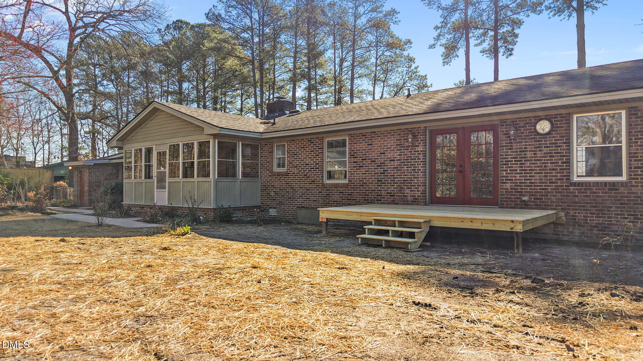 3738 Red Oak Battleboro Road Battleboro, NC 27809 - Photo 43 of 53 a front view of a house with a yard