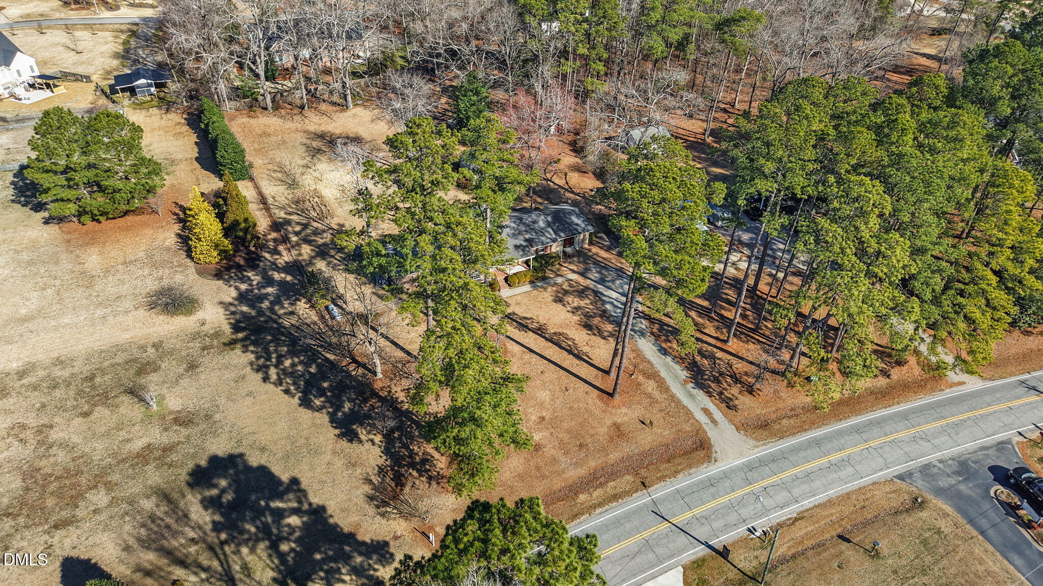 3738 Red Oak Battleboro Road Battleboro, NC 27809 - Photo 49 of 53 a view of a yard with plants and trees