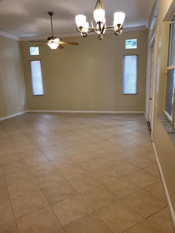 a view of livingroom with kitchen