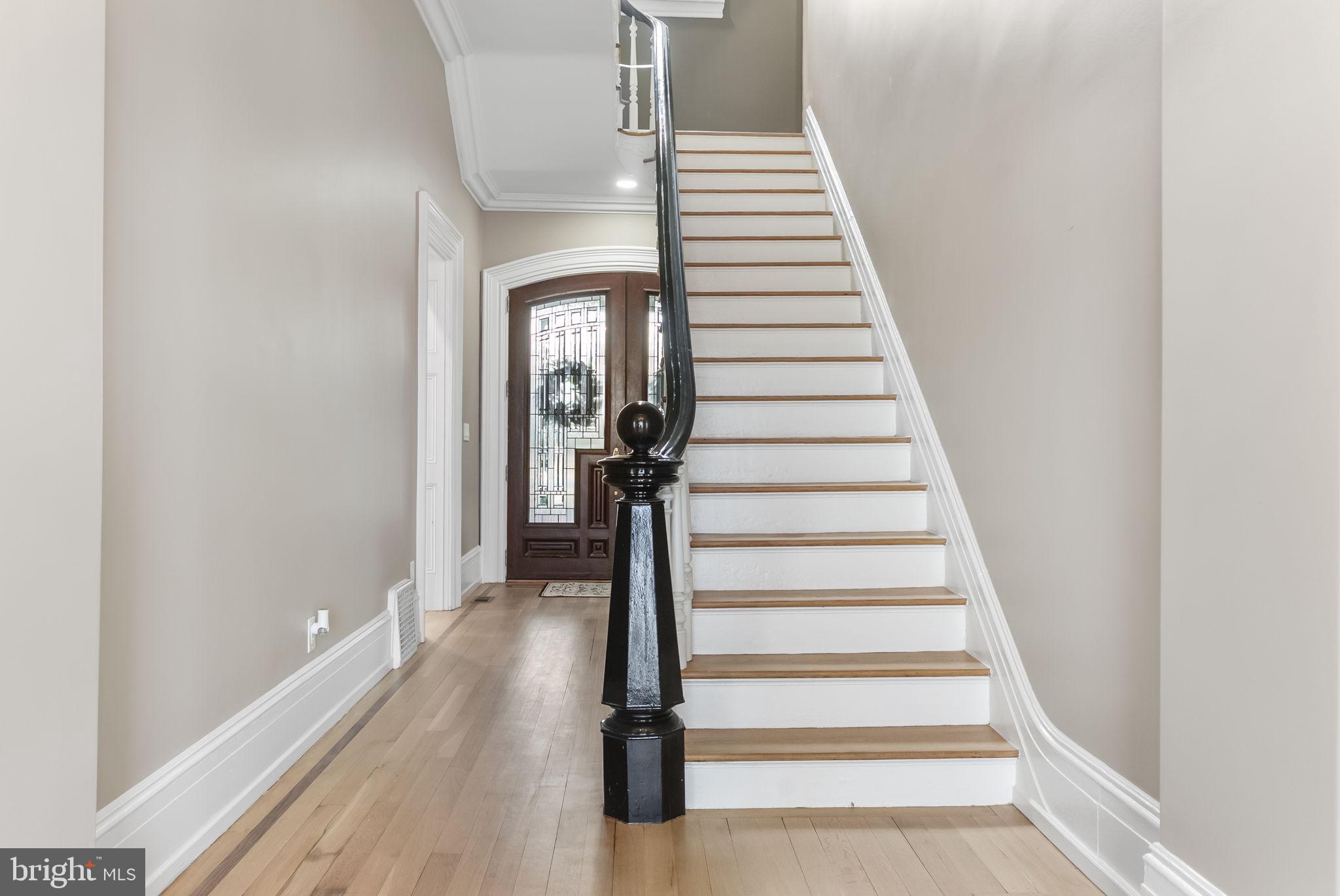 231 Woodlane Road Edgewater Park, NJ 08010 - Photo 39 of 95 a view of entryway and hall with wooden floor