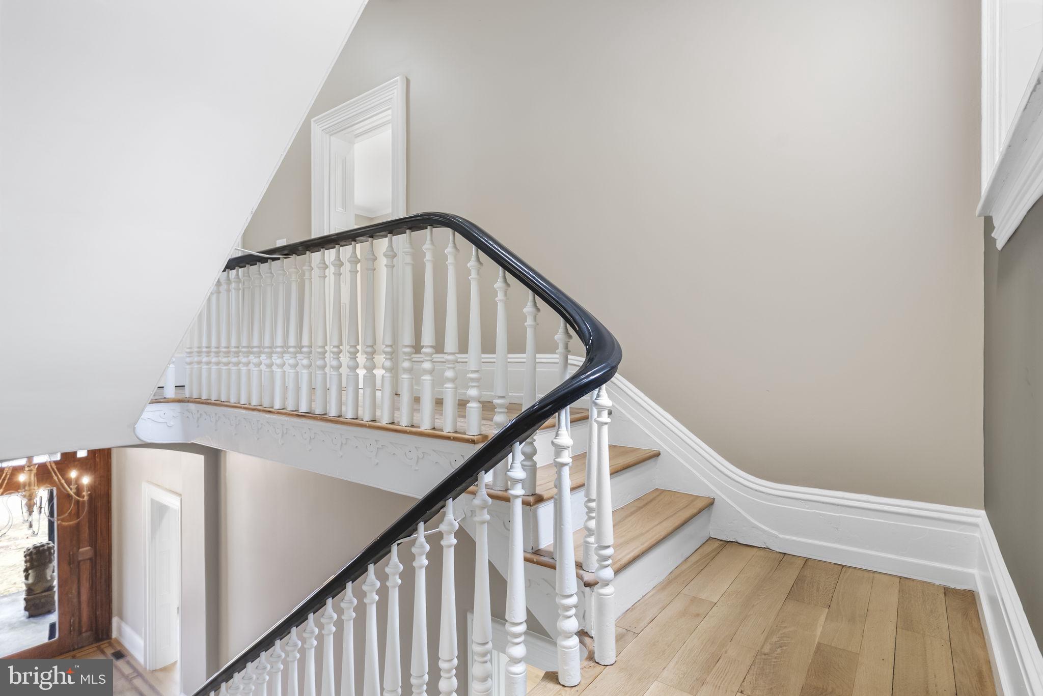 231 Woodlane Road Edgewater Park, NJ 08010 - Photo 40 of 95 a view of staircase with railing and white walls