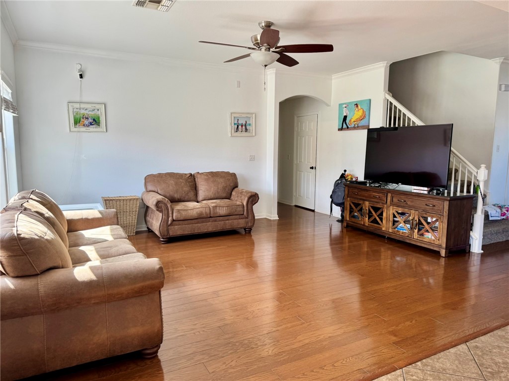 2106 Halcon Street Corpus Christi, TX 78414 - Photo 5 of 23 a living room with furniture and a flat screen tv