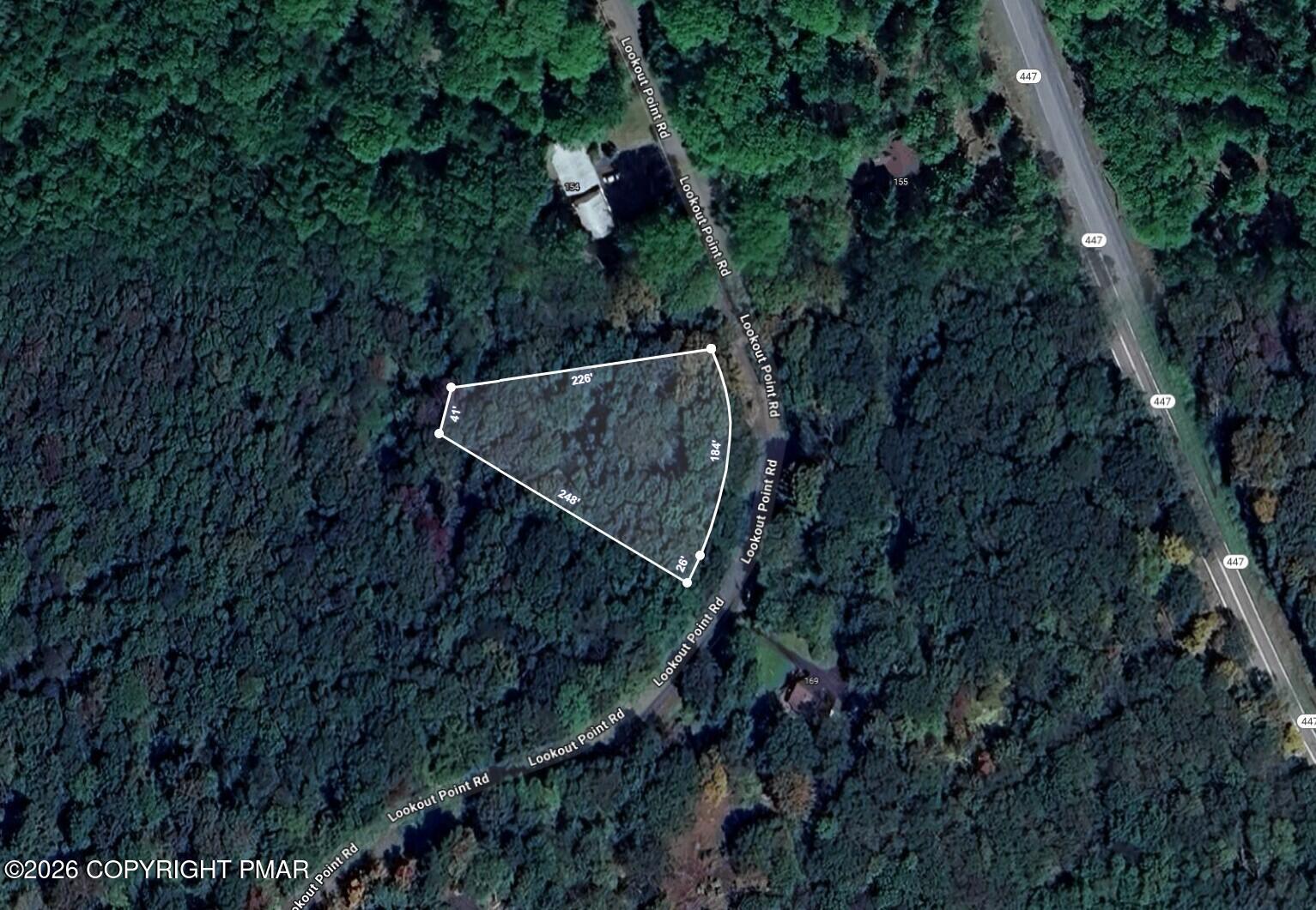 Lookout Point Road Canadensis, PA 18325 - Photo 6 of 13 a backyard of a house with lots of green space