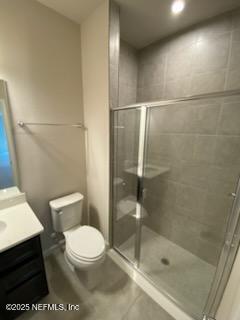 1094 Victoria Hills Jacksonville, FL 32221 - Photo 7 of 15 a bathroom with a toilet and a shower