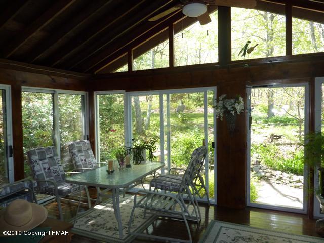 6379 B Five Springs Road Stroudsburg, PA 18360 - Photo 12 of 39 Sun Porch with Mahogany Floors!